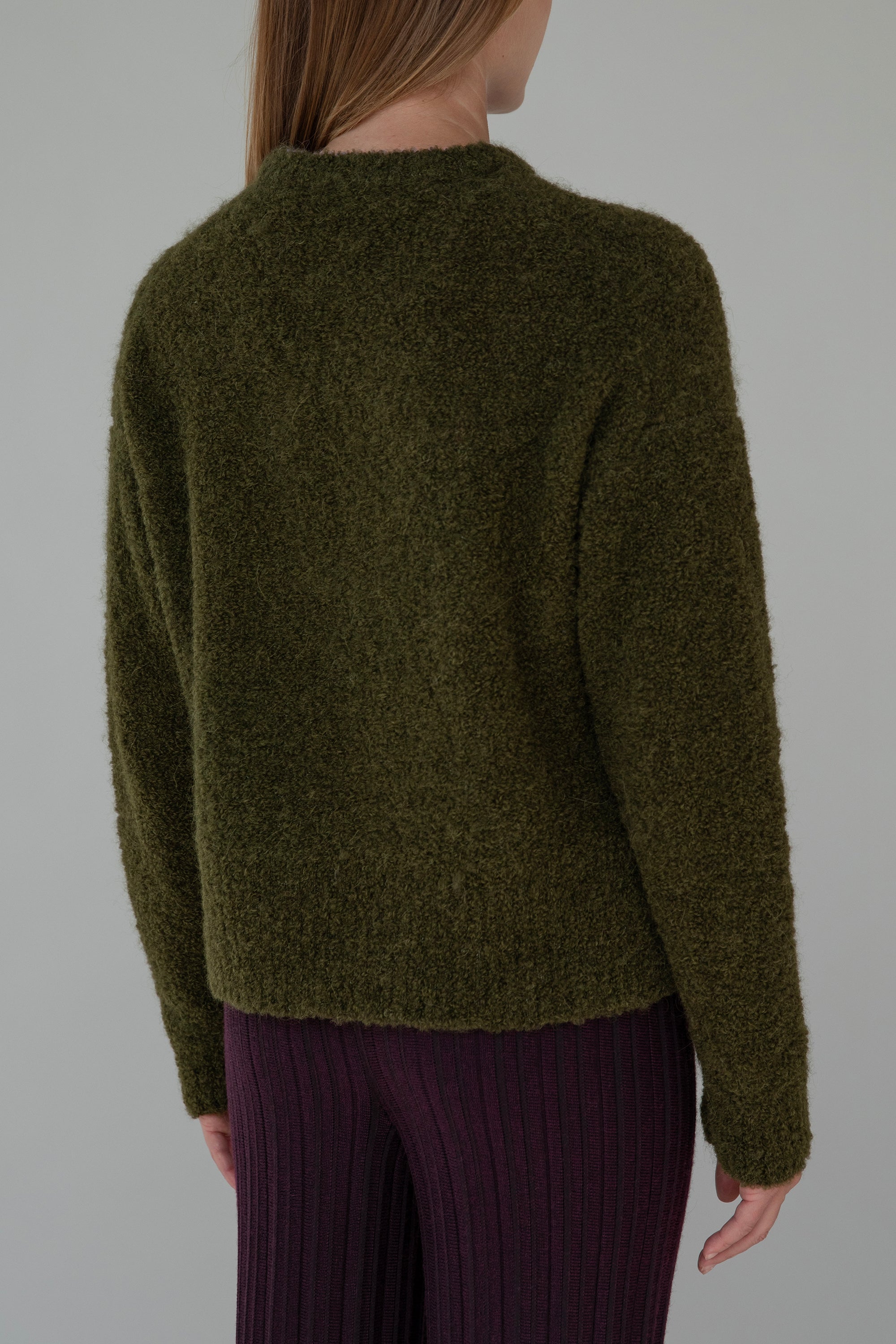 BELLE BOUCLE PULLOVER - HUNTER