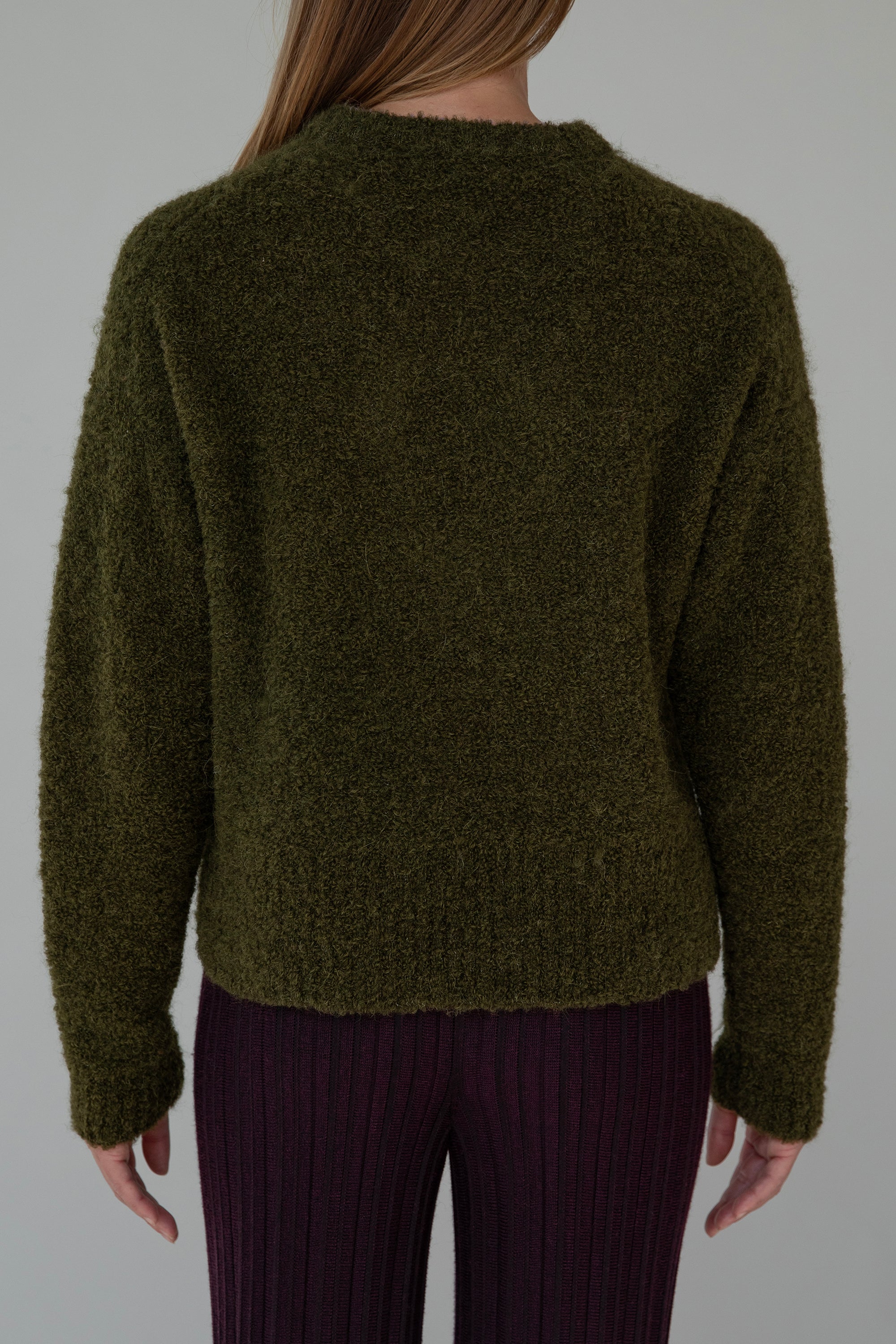 BELLE BOUCLE PULLOVER - HUNTER