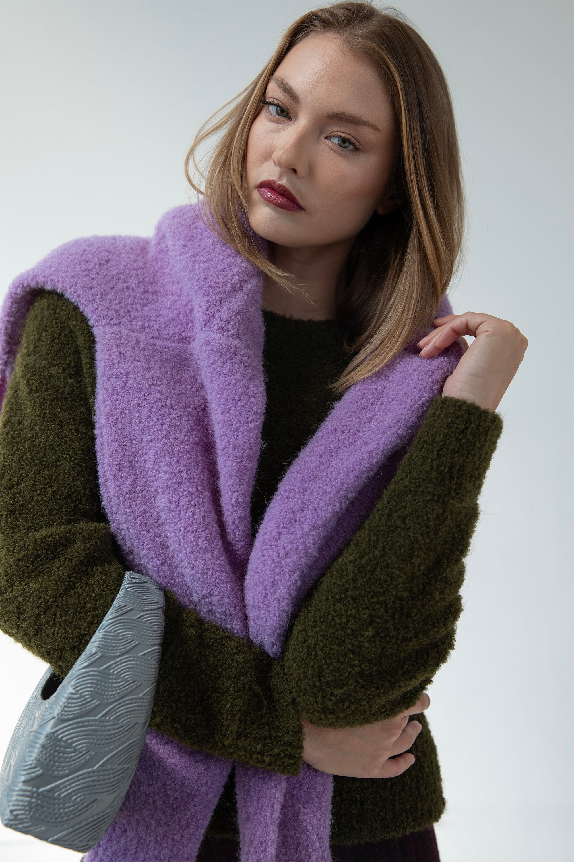 BELLE BOUCLE PULLOVER - IRIS
