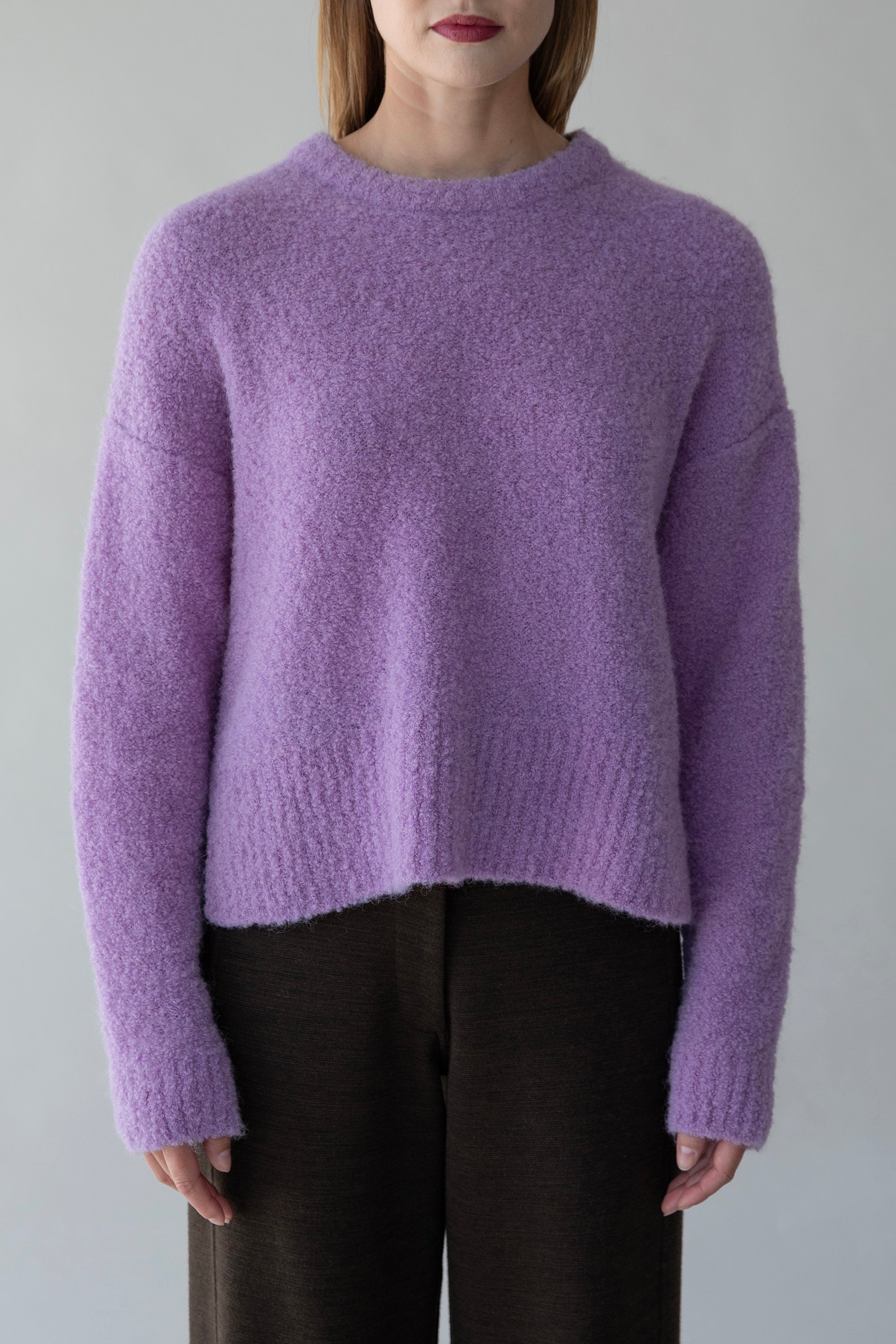 BELLE BOUCLE PULLOVER - IRIS