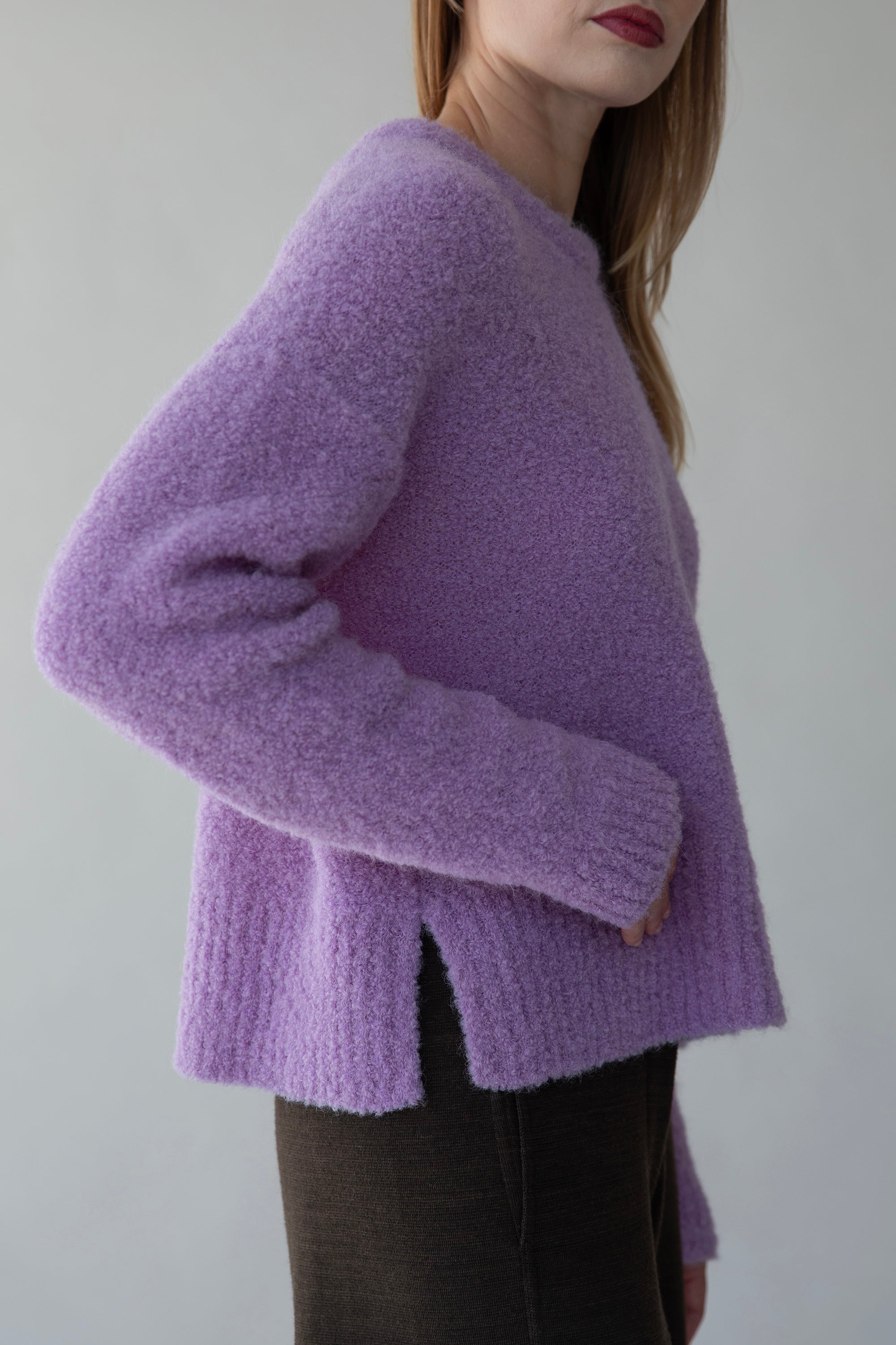 BELLE BOUCLE PULLOVER - IRIS