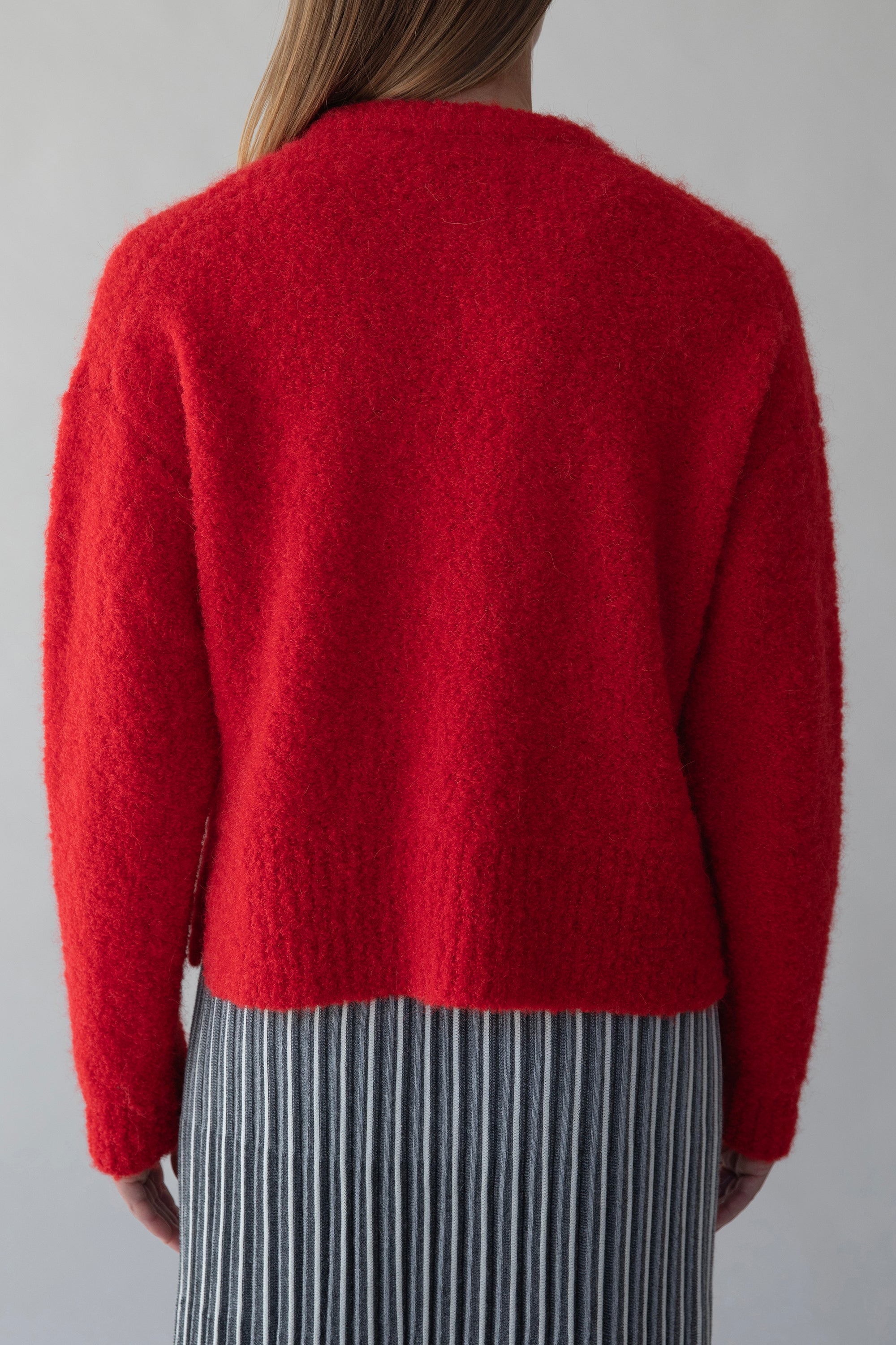 BELLE BOUCLE PULLOVER - SCARLETT