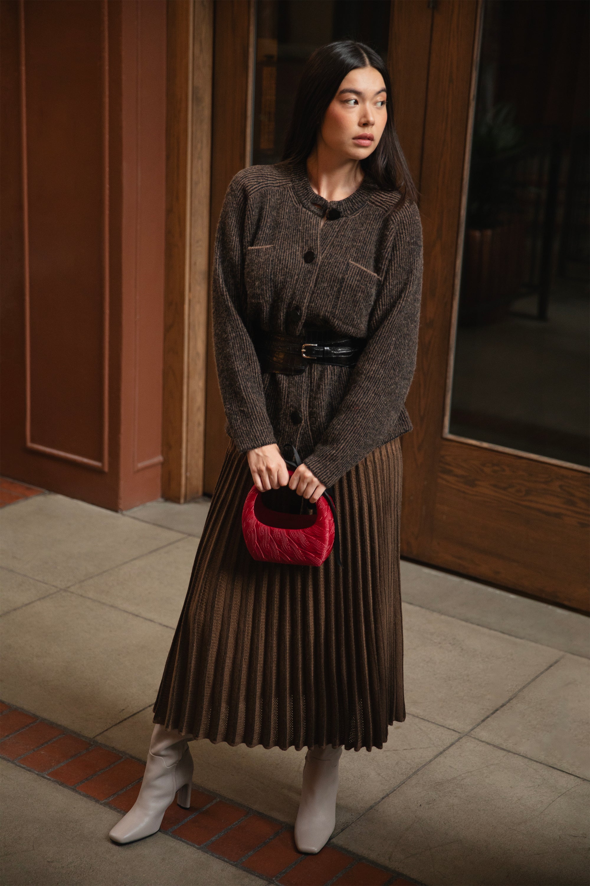 LESSE CARDIGAN - BLACK