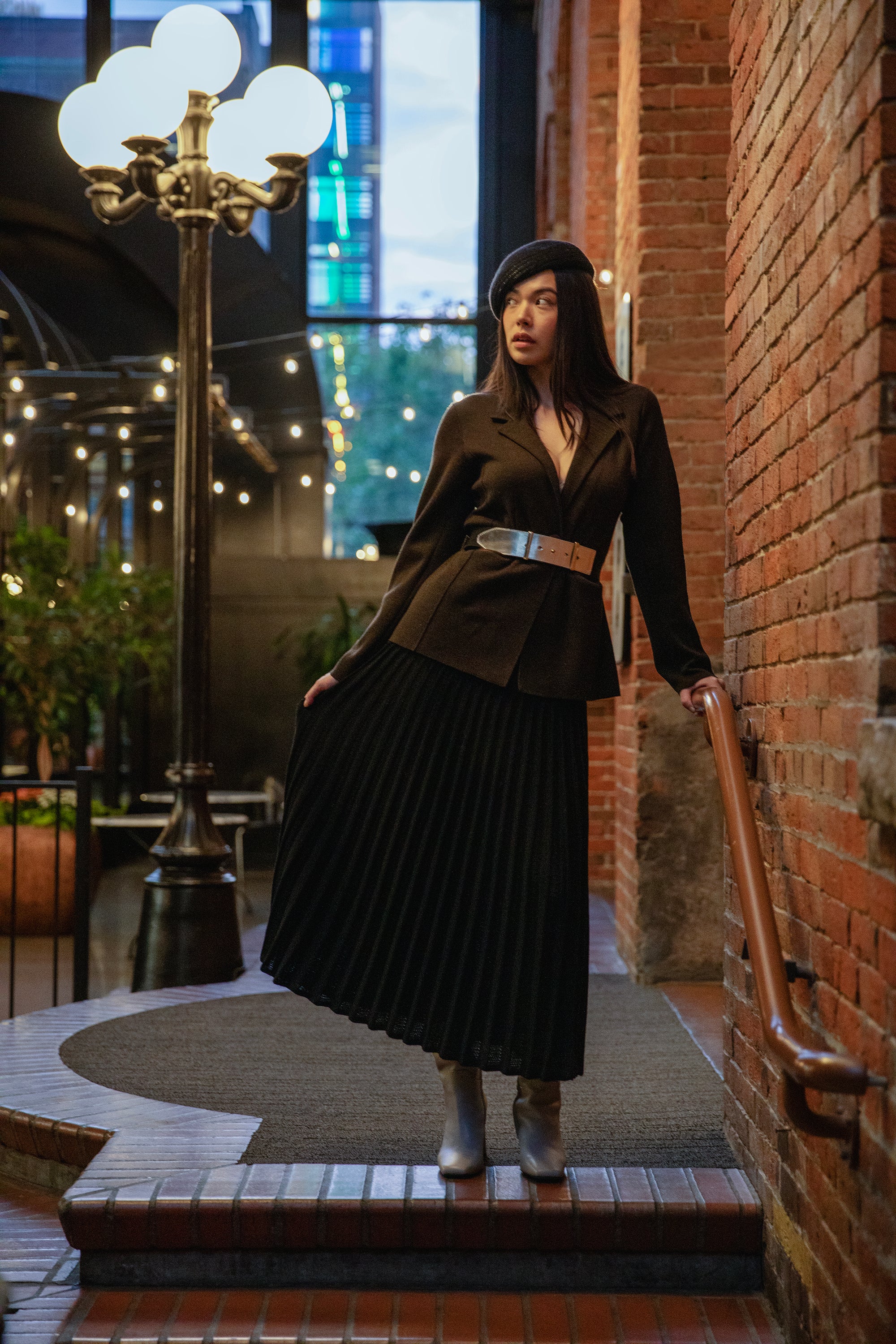 SOLEIL SKIRT - BLACK