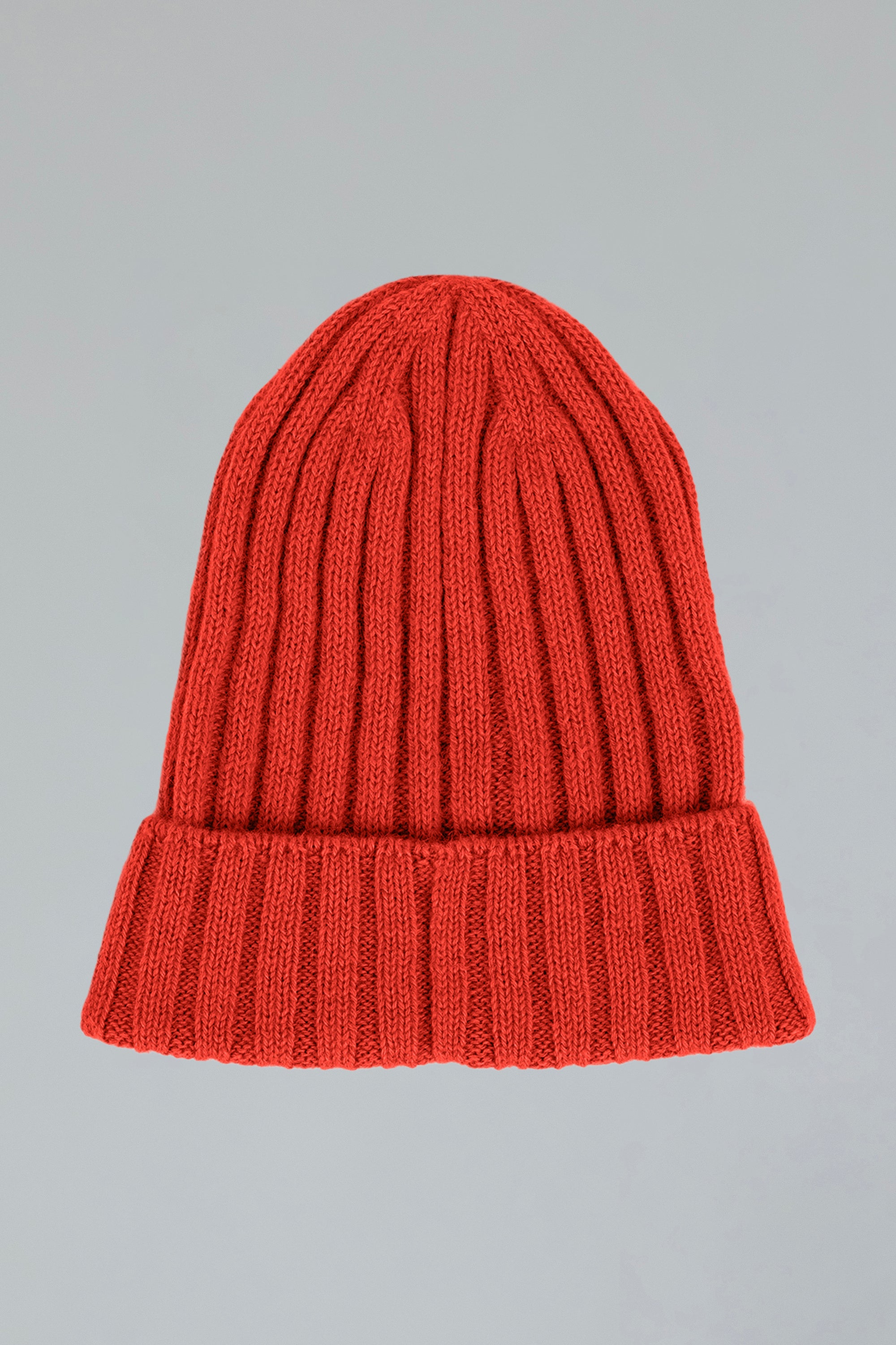 RIBBED BEANIE - SCARLETT