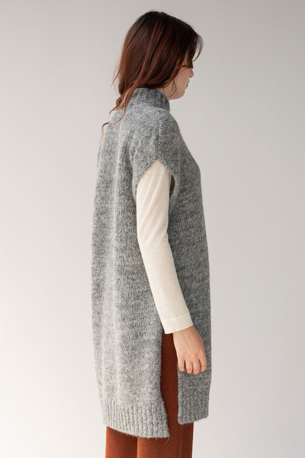 RIKA MOCK NECK TUNIC VEST