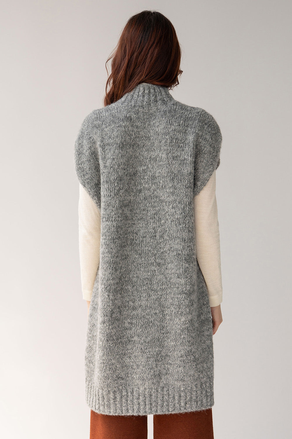 RIKA MOCK NECK TUNIC VEST