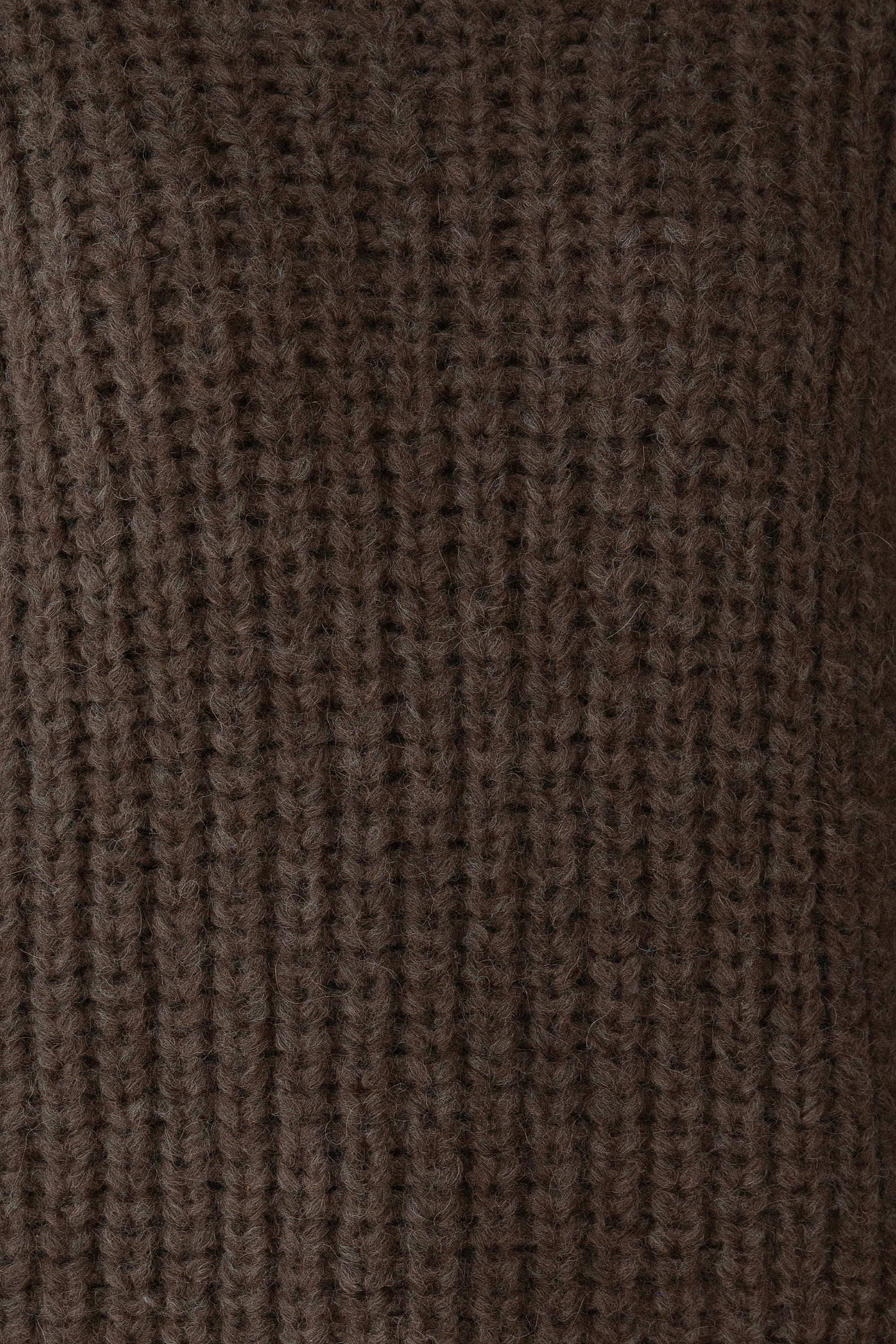 SYLVIE HANDKNIT PULLOVER - SADDLE