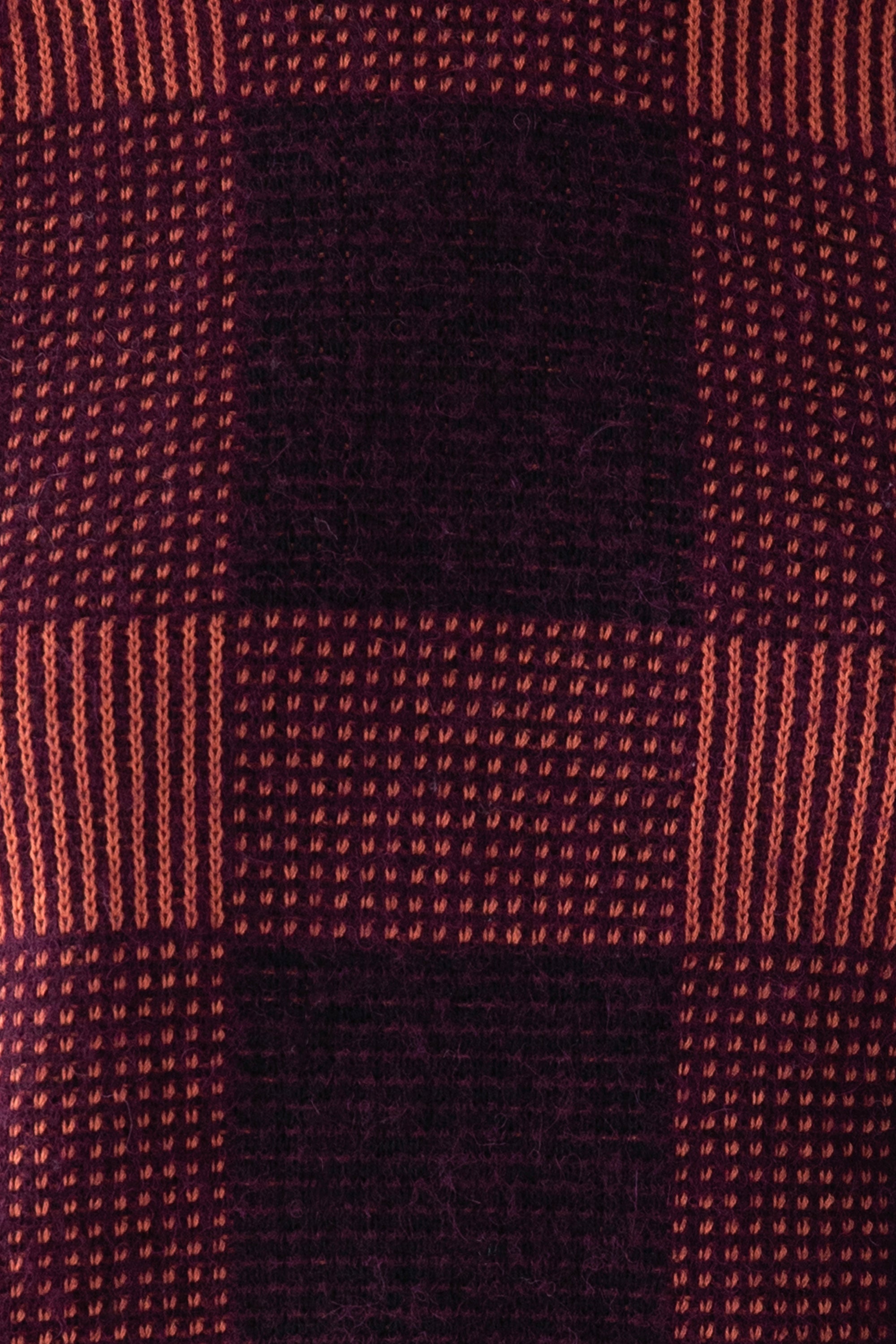 TARTINE PLAID PULLOVER - AUBERGINE MULTI