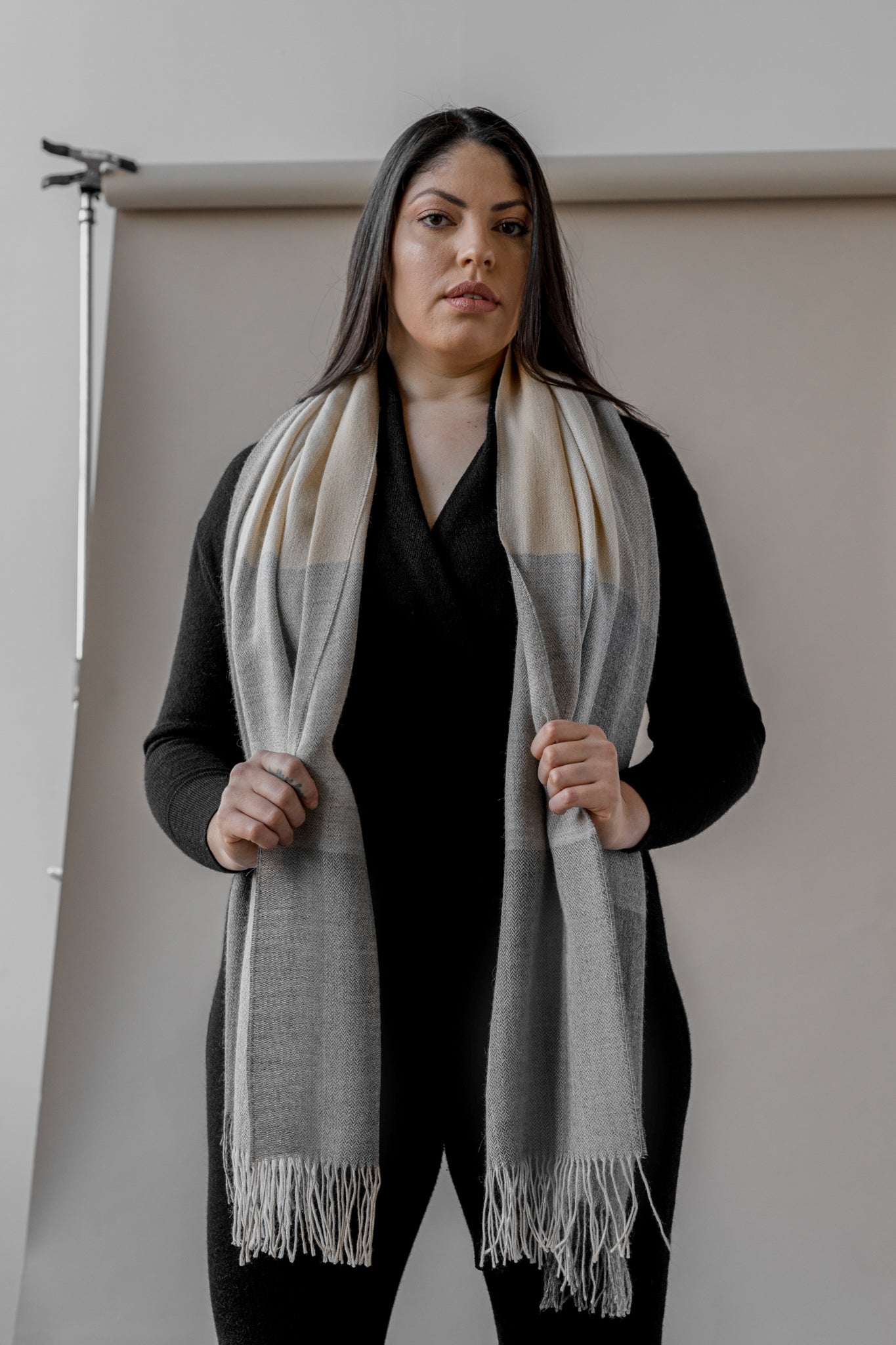 MARCO PLAID BABY ALPACA WRAP