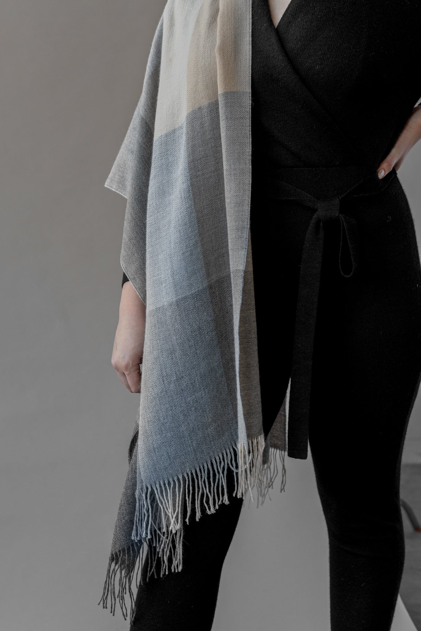 MARCO PLAID BABY ALPACA WRAP