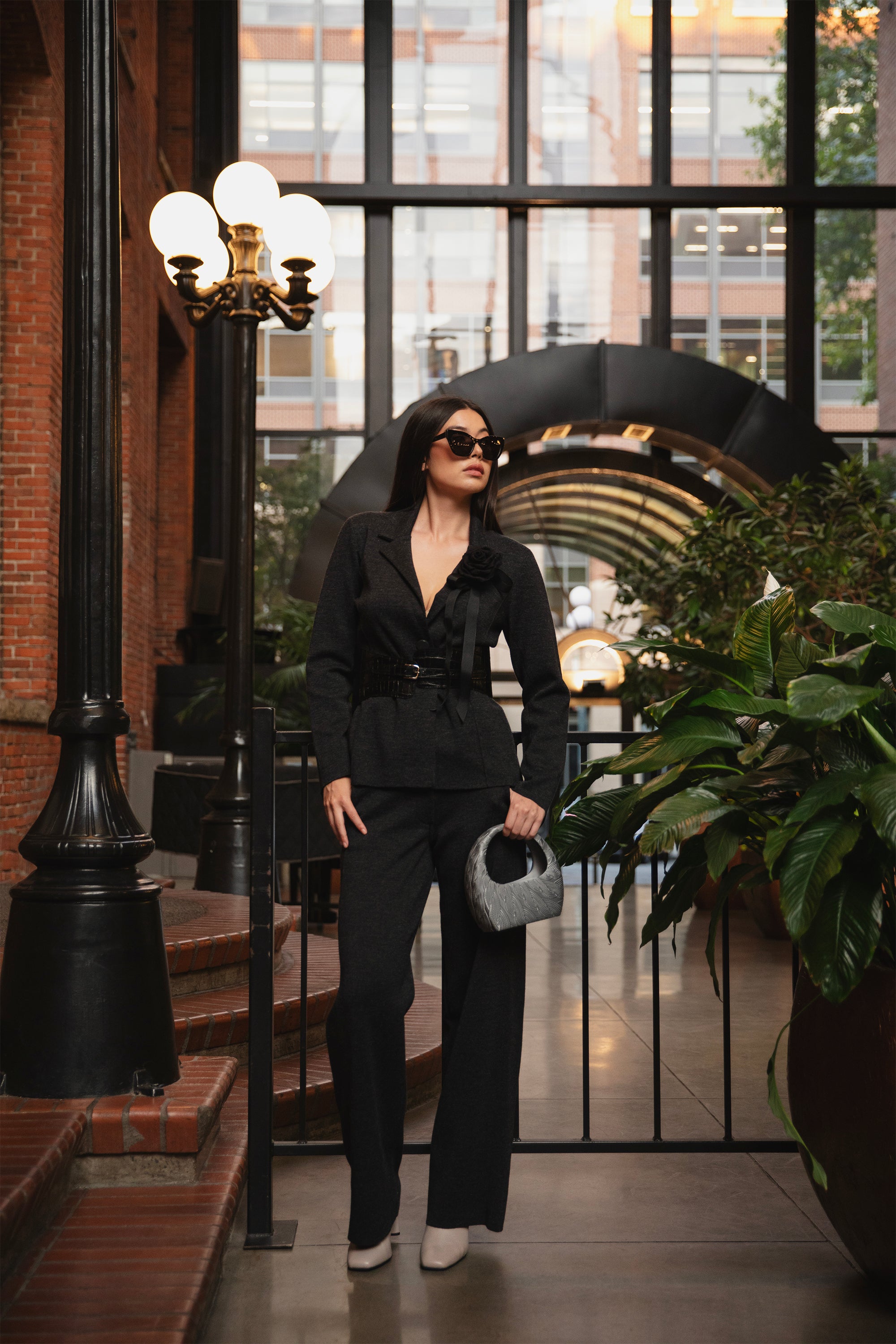 GABI BLAZER - CHARCOAL