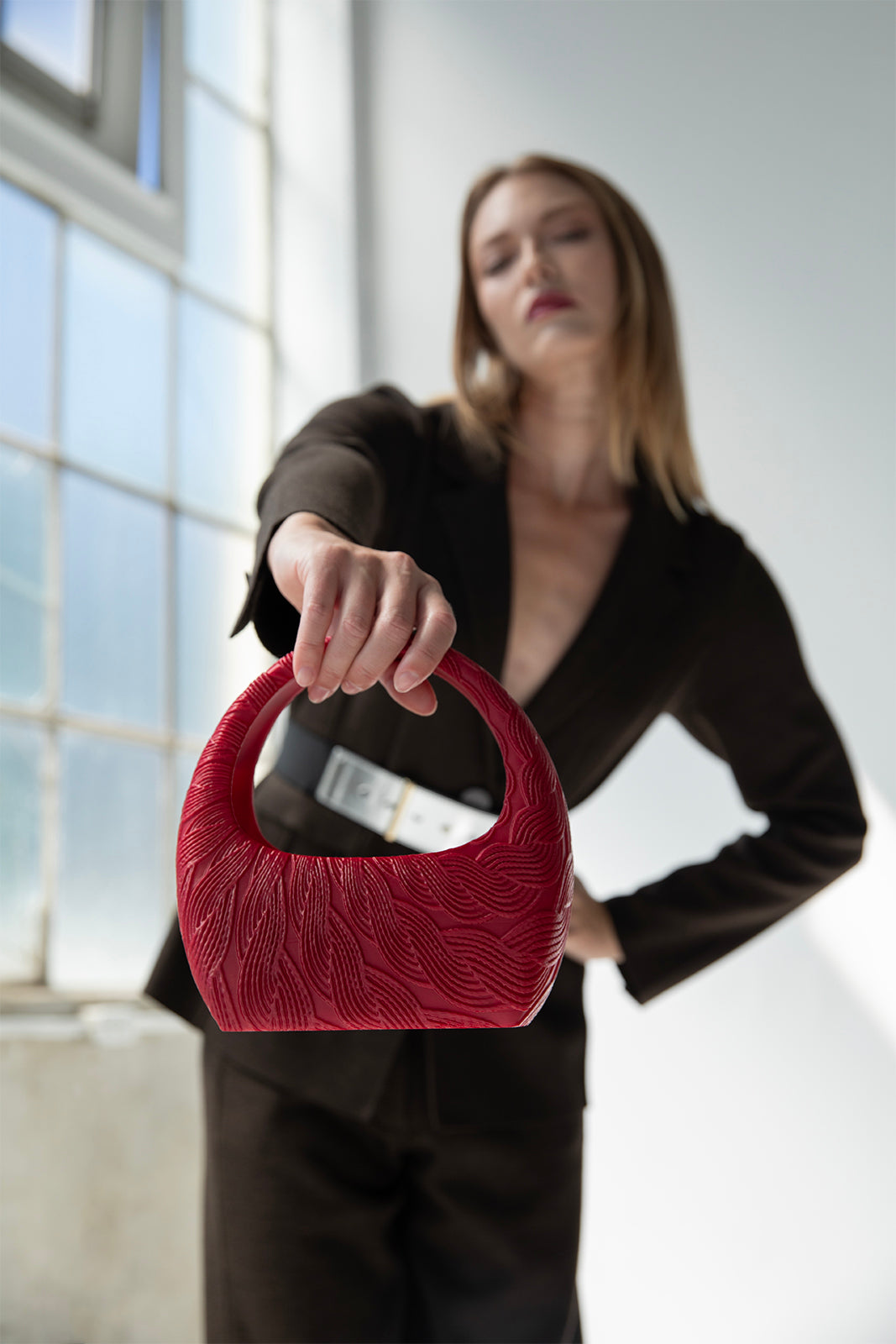 MARION 3D PRINT CABLE HANDBAG