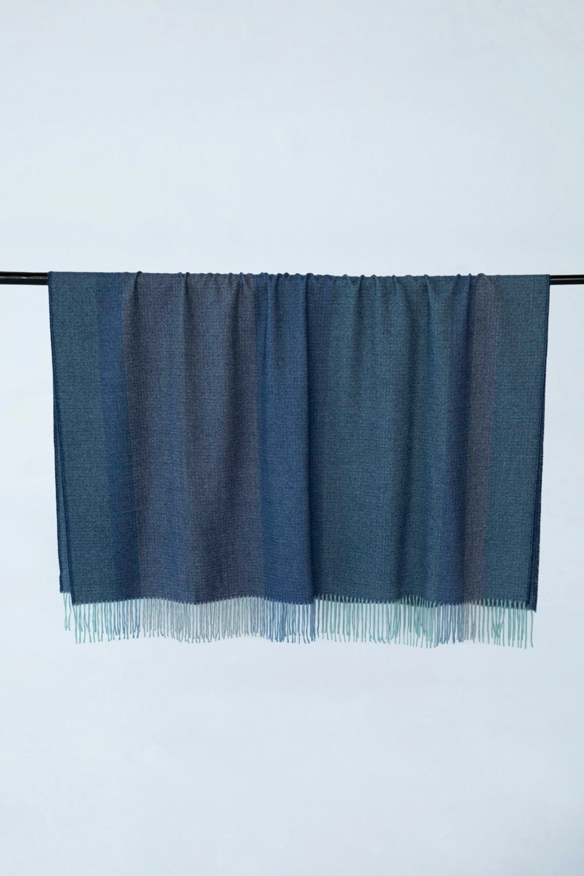 MONO STRIPE THROW - DENIM