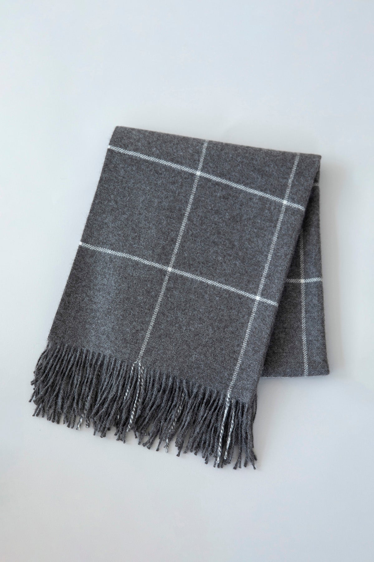 WINDOWPANE THROW - CHARCOAL